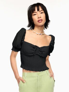 Sinatra Blouse | Aritzia | 2XS | Black